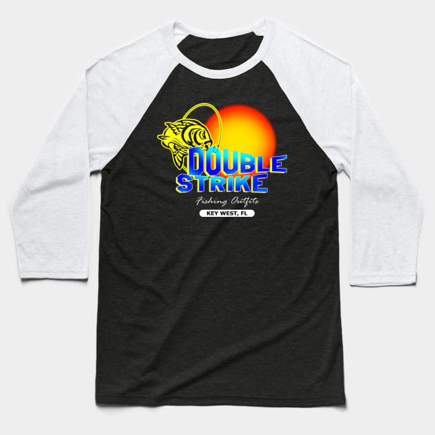 Double Strike Key West Baseball T-Shirt by dejava